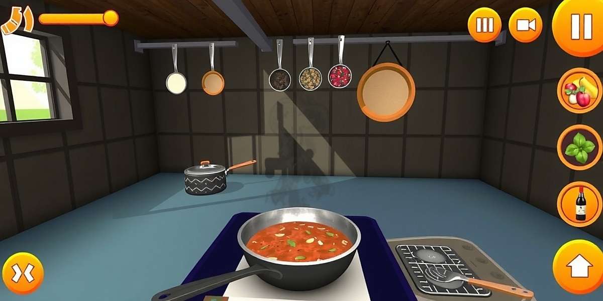 Cumin Rise Supreme - Authentic Indian Cooking Experience Cumin Rise Supreme gameplay showing a virtual kitchen with Indian spices and cooking utensils